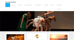 Desktop Screenshot of danceartacad.com